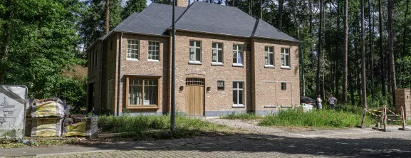 Hellend/plat dak met zink- en koperwerk